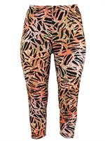 Gozzip - Merete 7/8 dels Leggings, Multi Koral Print